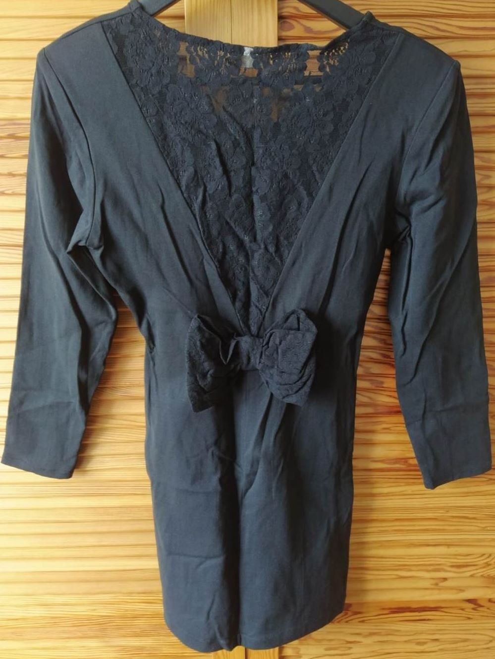 Kleider: Kleid mit Spitzenrücken, Schwarz - Grösse 40 - – Neu (gemäss Beschreibung) aus Zürich von 1980ale 4