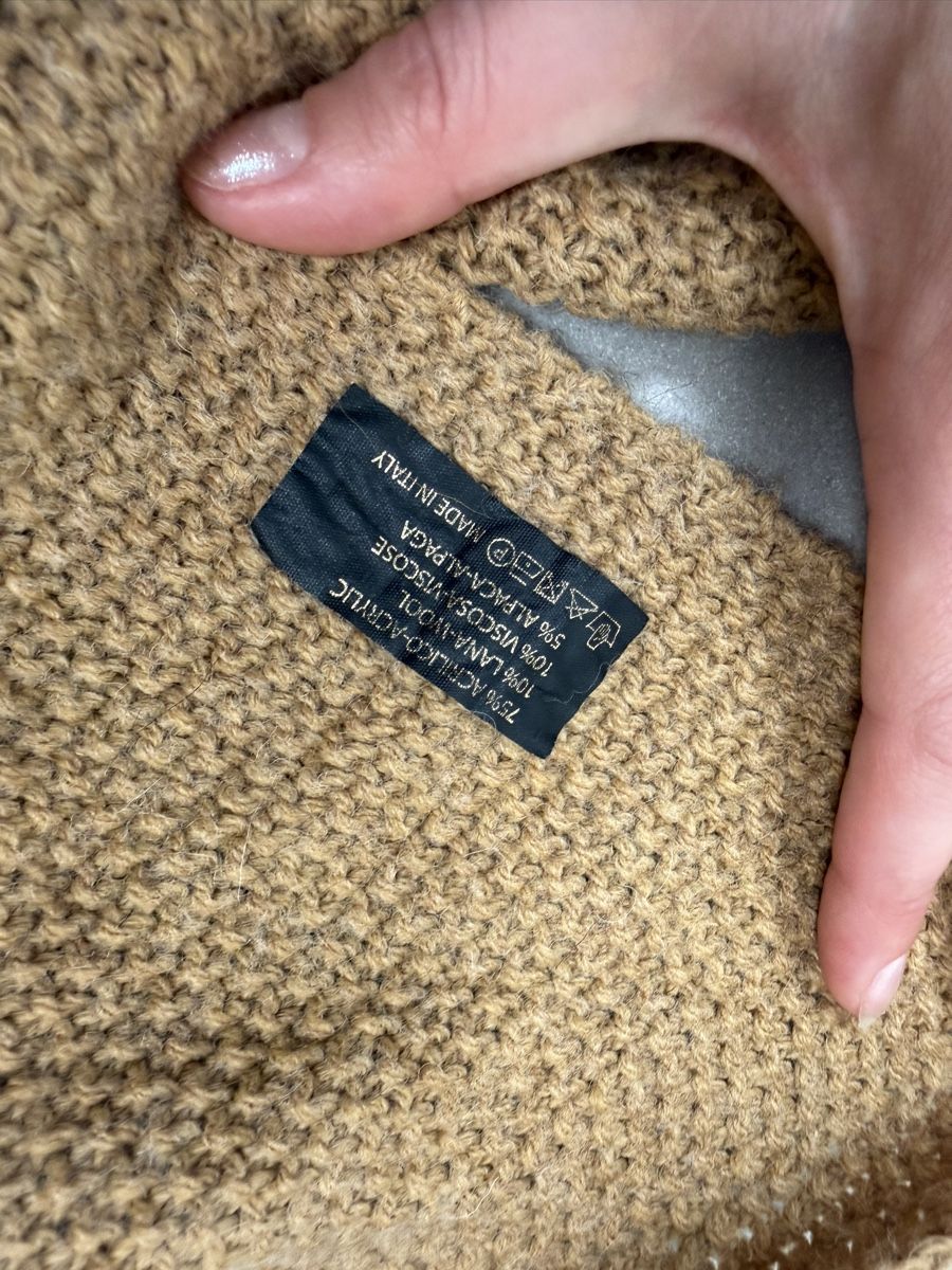 Foulard & Sciarpe: Cosy Alpaca & Wool Blend Scarf - – Usato da Knonau venduto da Grapesvintage 1