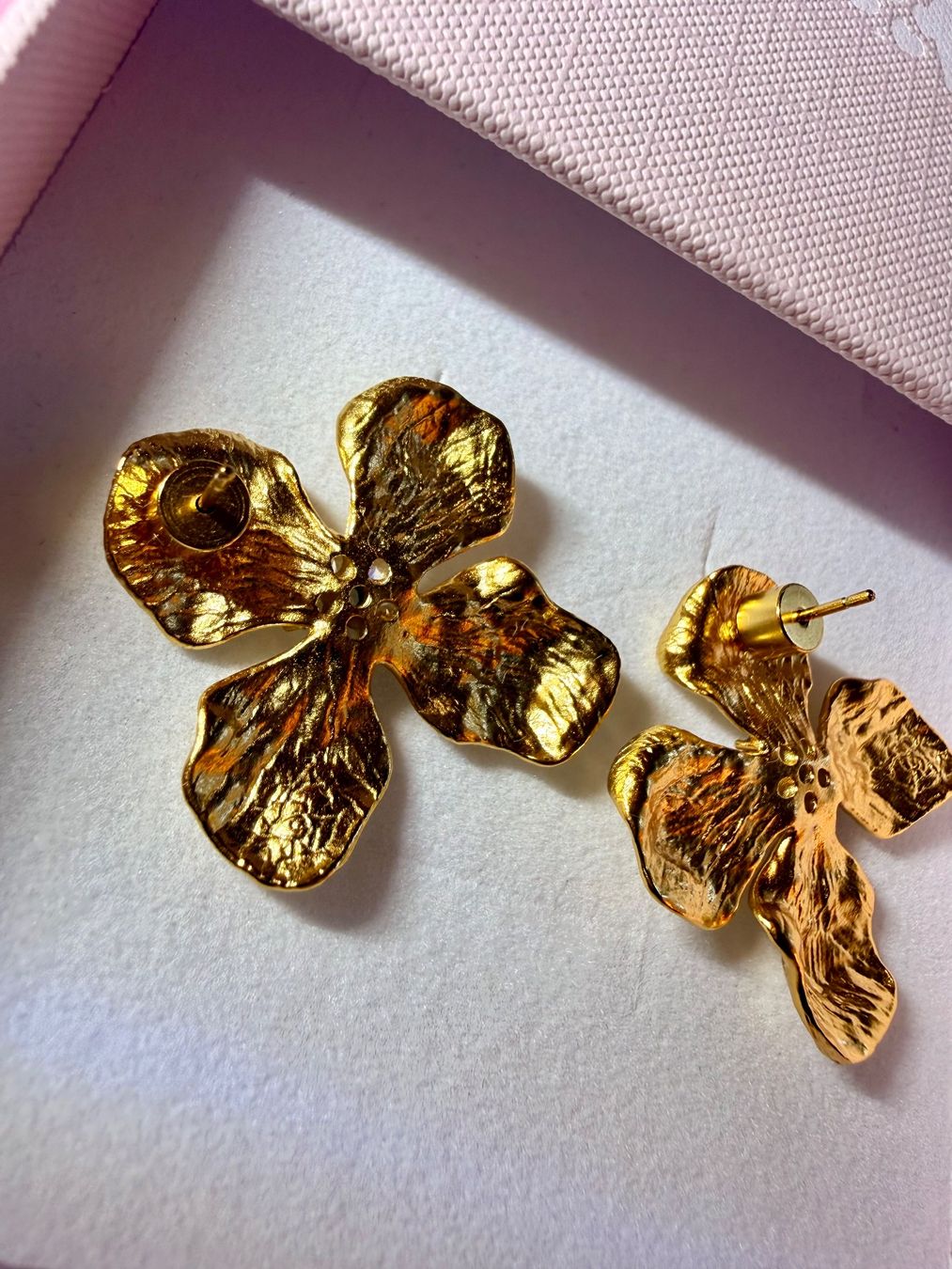 Ohrringe & -stecker: Boucles d’oreilles fleur romantique – Neu und originalverpackt aus St-Maurice von Sandrinette123 3