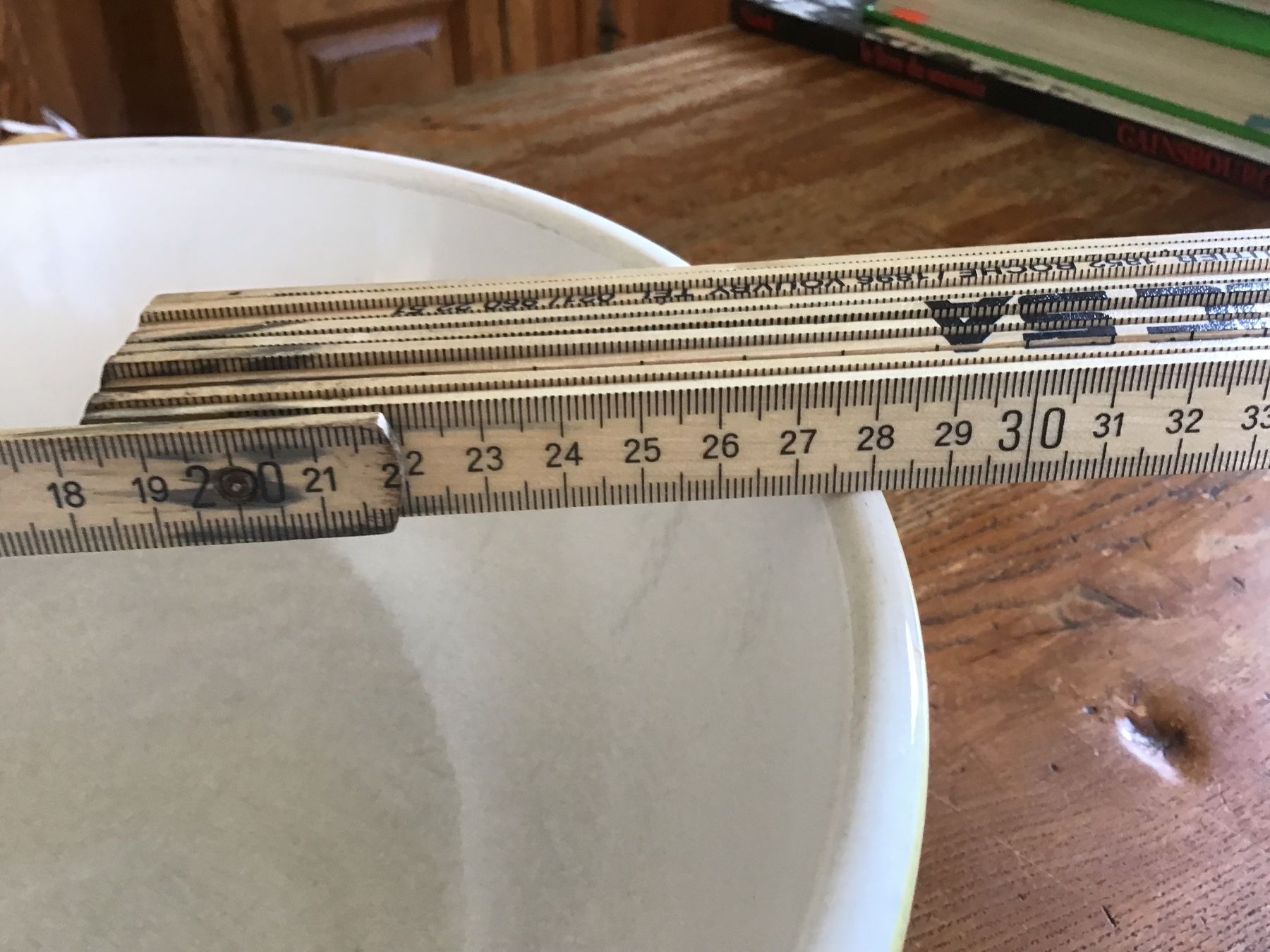 Rössler Servierplatten: Immense plat jaune Rössler vintage – Gebraucht aus Fully von Ruby97 8