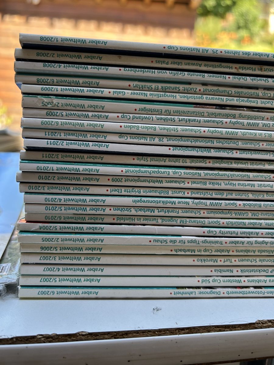 Riviste & Magazine: Araber Pferde Zeitschrift Sammlung – Usato da Rickenbach ZH venduto da nathifa 5