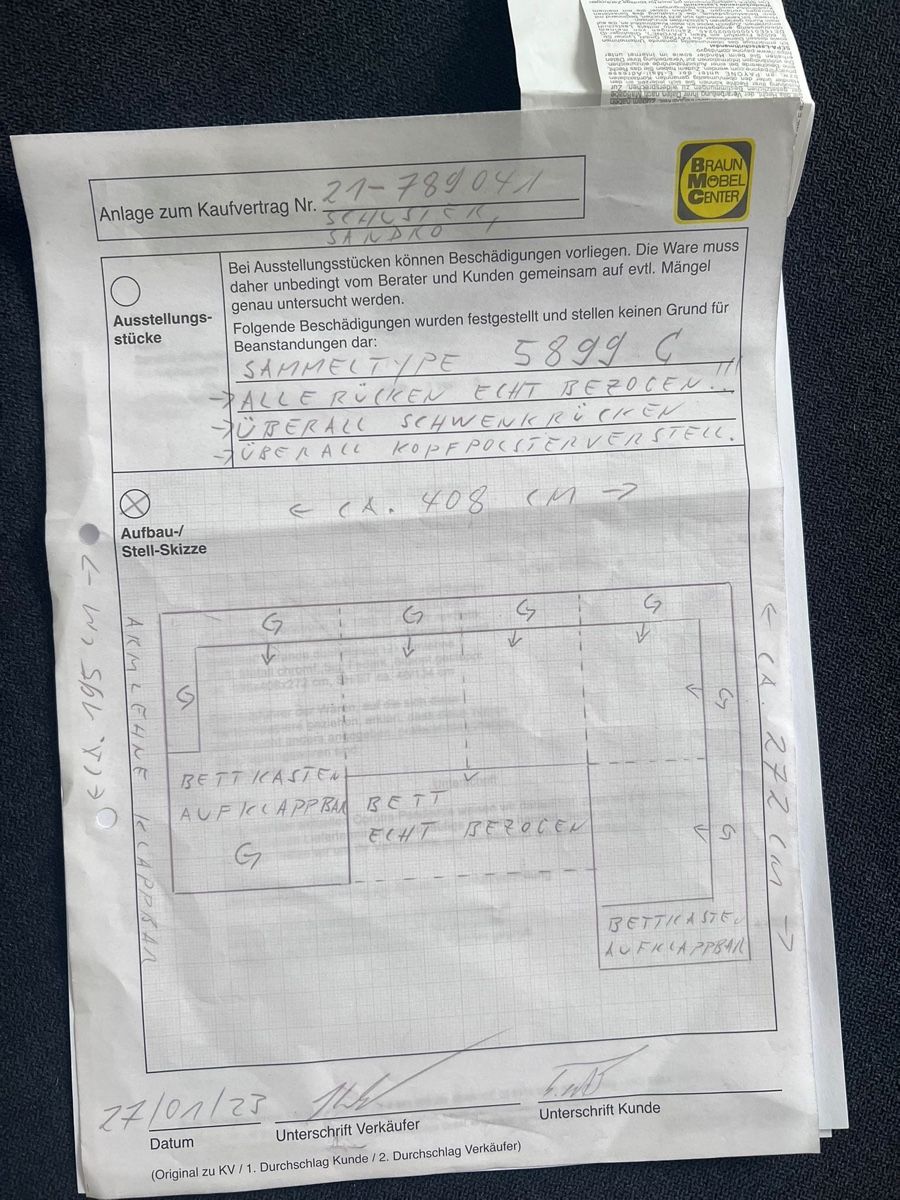 Divani: Grosses Ecksofa, dunkelgrau, 3 Jährig – Usato da Frauenfeld venduto da Sandro_Schuster91 8