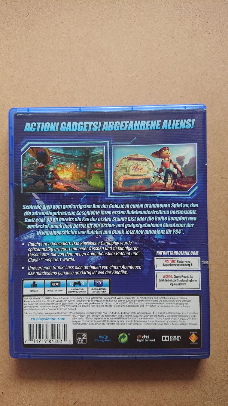 Spiele: Ratchet & Clank PS4  – Gebraucht aus Chur von FreakofRarity 1