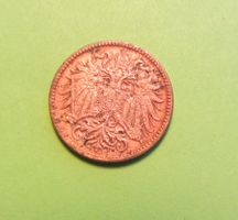 Österreichisch-Ungarische Krone  2 Heller 1904, Bronze