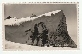 Postkarte 1943, Sommet des Rochers de Naye en Hiver, Vaud