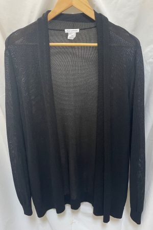 Club Monaco Gilet cardigan jaquette légère, noir