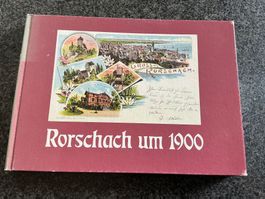 Buch Rorschach um 1900 , 124 Postkarten , guter Zustand