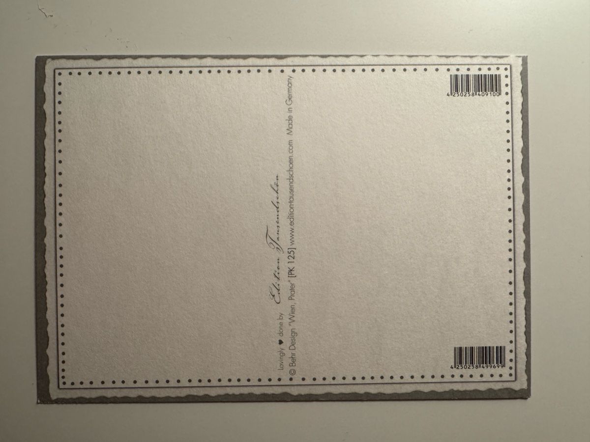 Cartoline postali: Postkarte Vienna - Edition Tausendschön – Nuovo e nell'imballaggio originale da Sins venduto da sum_lv6d 1