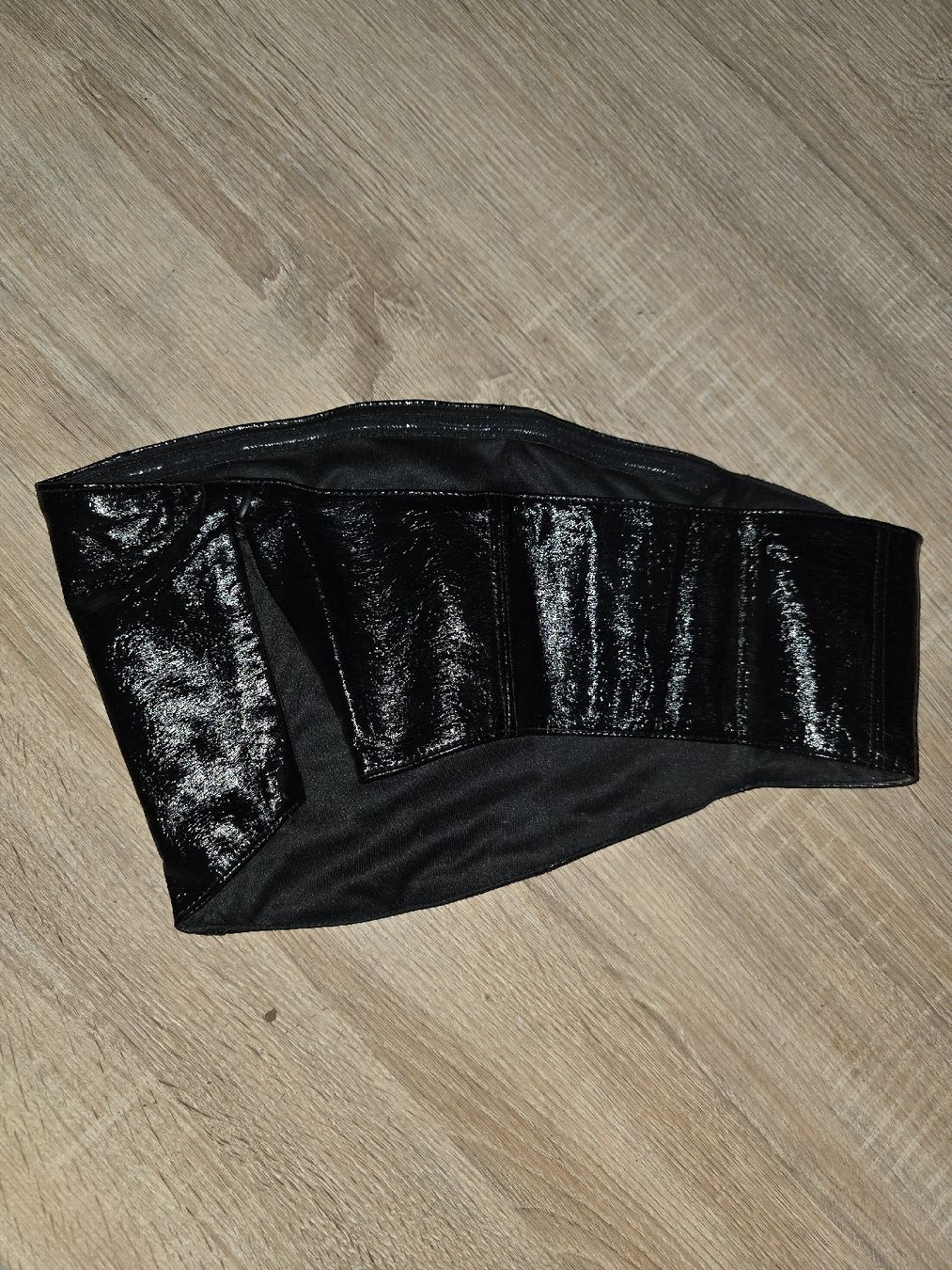 Tally Weijl Top: TOP TALLY WEIJL Effet Vinyle Noir – Nuovo (secondo la descrizione) da Travers venduto da adr_qyj5 2
