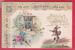 PRÄGEKARTE, FRÖHLICHE OSTERN, 11.4.1903