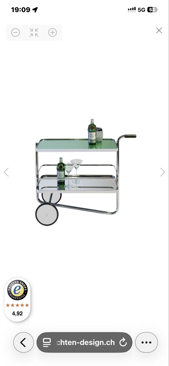 Thonet Tische: S 179 Tanqueray Barwagen Thonet – Neu und originalverpackt aus Wettingen von rog_fhz5 8