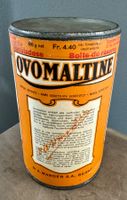 Alte Blechdose OVOMALTINE Wander Vorratsdose gefüllt