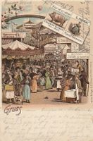 Top Litho Chilbi Lithograph. Anstalt Bürger Leipzig 1906