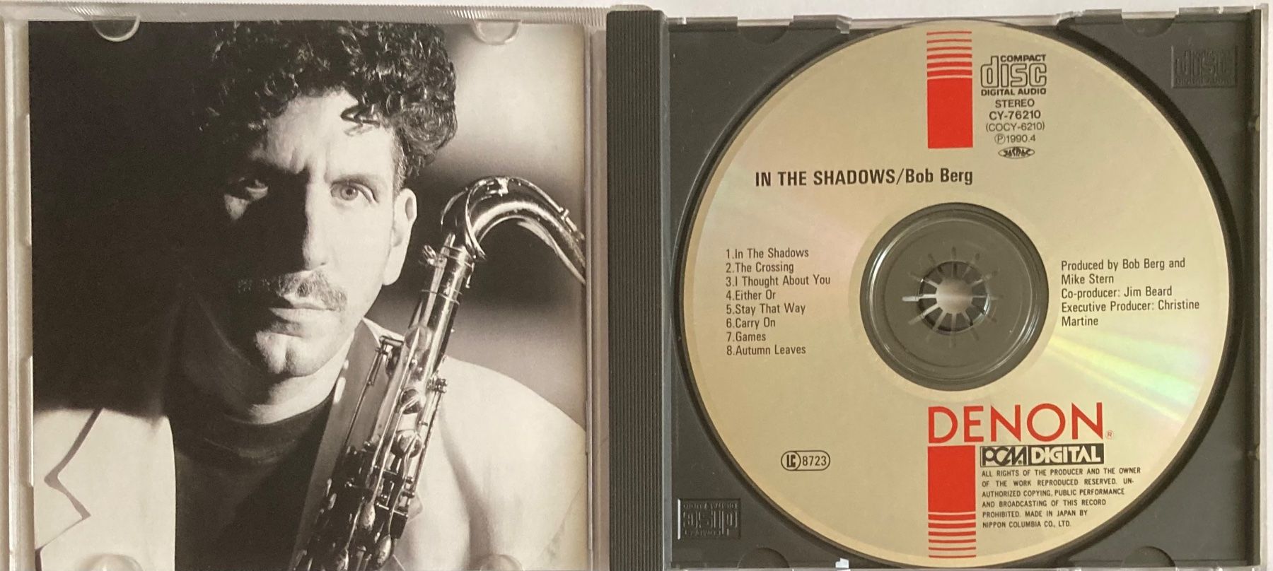CD: BOB BERG - IN THE SHADOWS – Usato da Poliez-Pittet venduto da Newtown-Records 2