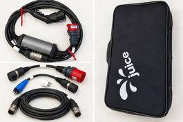 JUICE BOOSTER 2  inkl. Adaptern, Verlängerung & Tasche