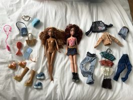 My Scene Puppen Set mit Zubehör und Box gebraucht