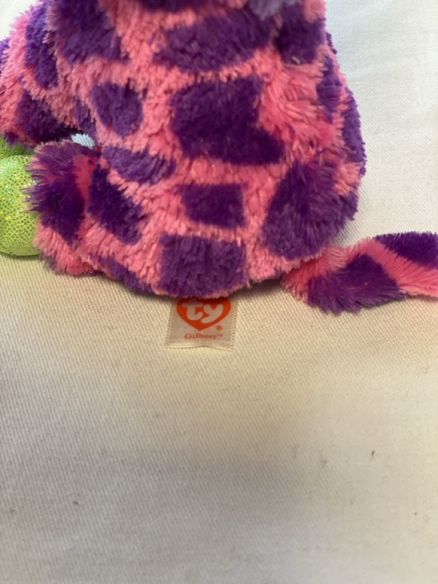 Ty Giocattoli: Beanie Boos, Gilbert die Giraffe, Glitzer, ca. 15 cm – Usato da Brütten venduto da Acutis2006 2