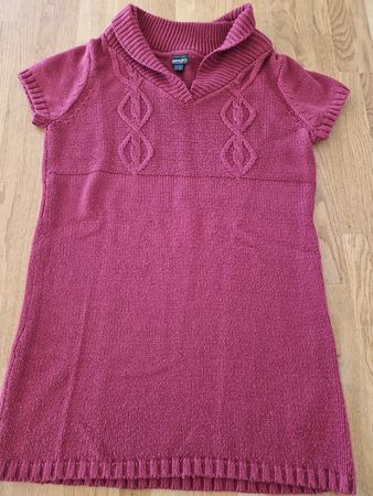 Strickpullover Esmara kurzarm weinrot Grösse 44/46 