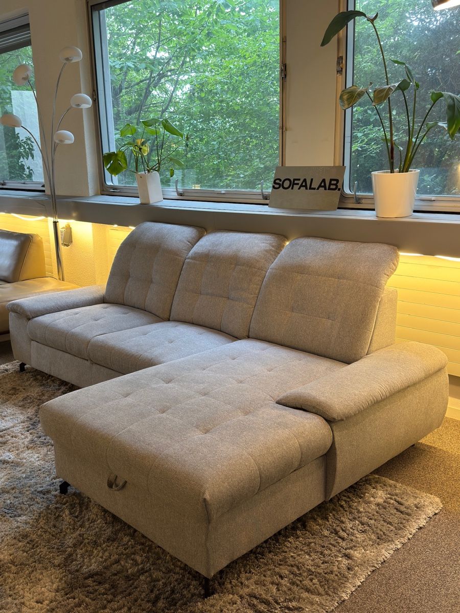 Divani: Ecksofa Grau mit Schlaffunktion Und Stauraum – Usato da Fehraltorf venduto da Sofalab.swiss 2