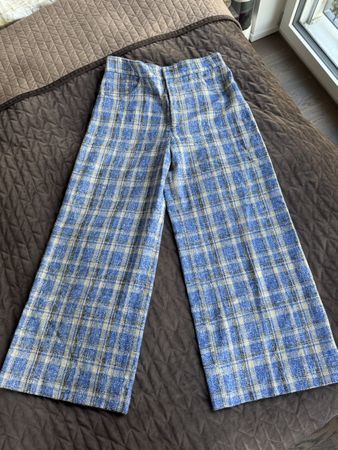  Hose mit Karomuster, Grösse 36 perfekt für Frühling