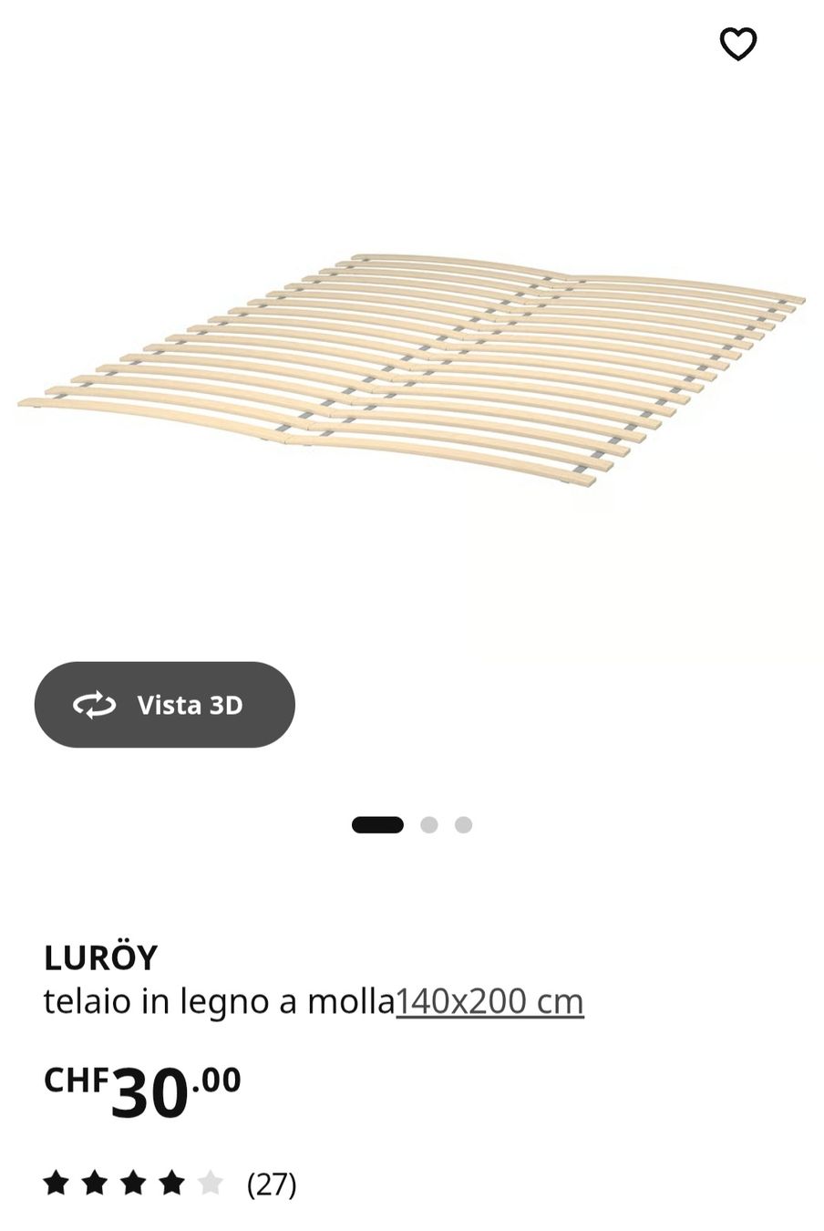 Ikea Betten: IKEA Bett TARVA+LUROY 140x200 – Gebraucht aus Zürich von web_f59x 1