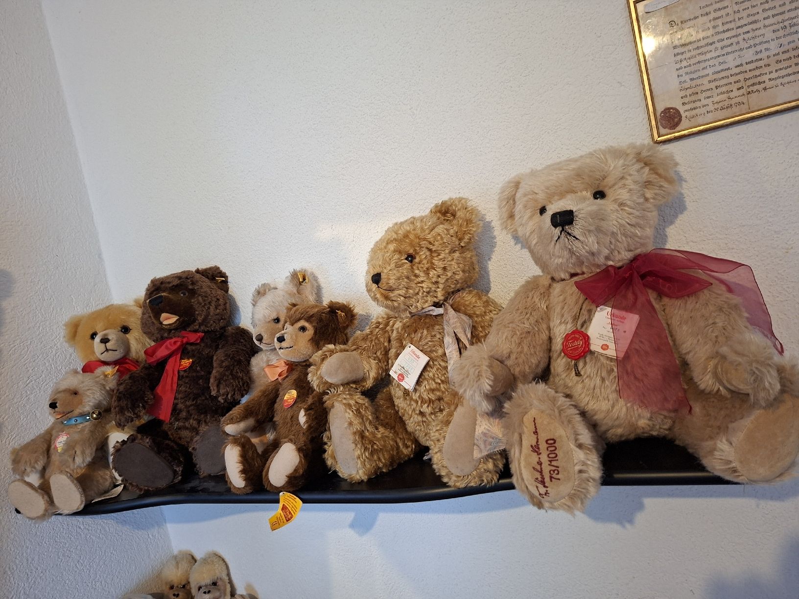 Steiff Spielzeuge: Steiff und Herrmann Teddy Sammlung 7Stk. Neuwertig – Gebraucht aus Boll von romanm0