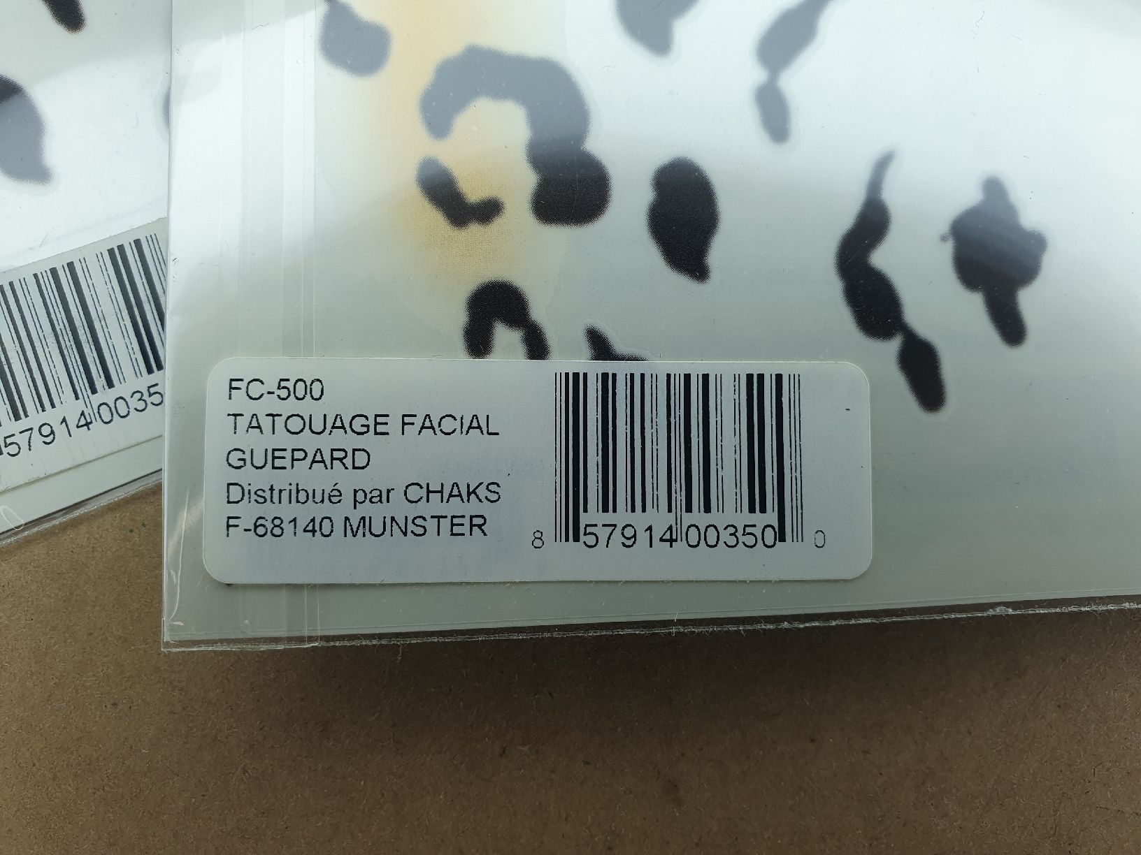 Make-up: Fasnachts Schminke / Karneval Make-Up - Gepard / Leopard 4St – Nuovo e nell'imballaggio originale da Aathal-Seegräben venduto da Ru.Fi 2