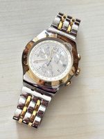 Chronograph Swatch Irony Edelstahl zweifarbig neuwertig