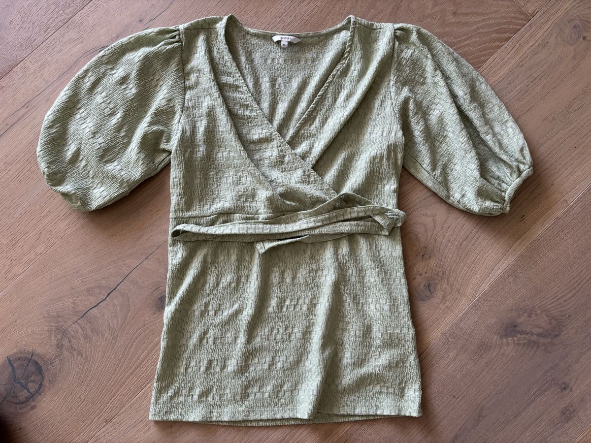 Camicette: Noppies Wrap Top, Olive Green, Size XS, Spring Style – Nuovo (secondo la descrizione) da Männedorf venduto da aztamindenet