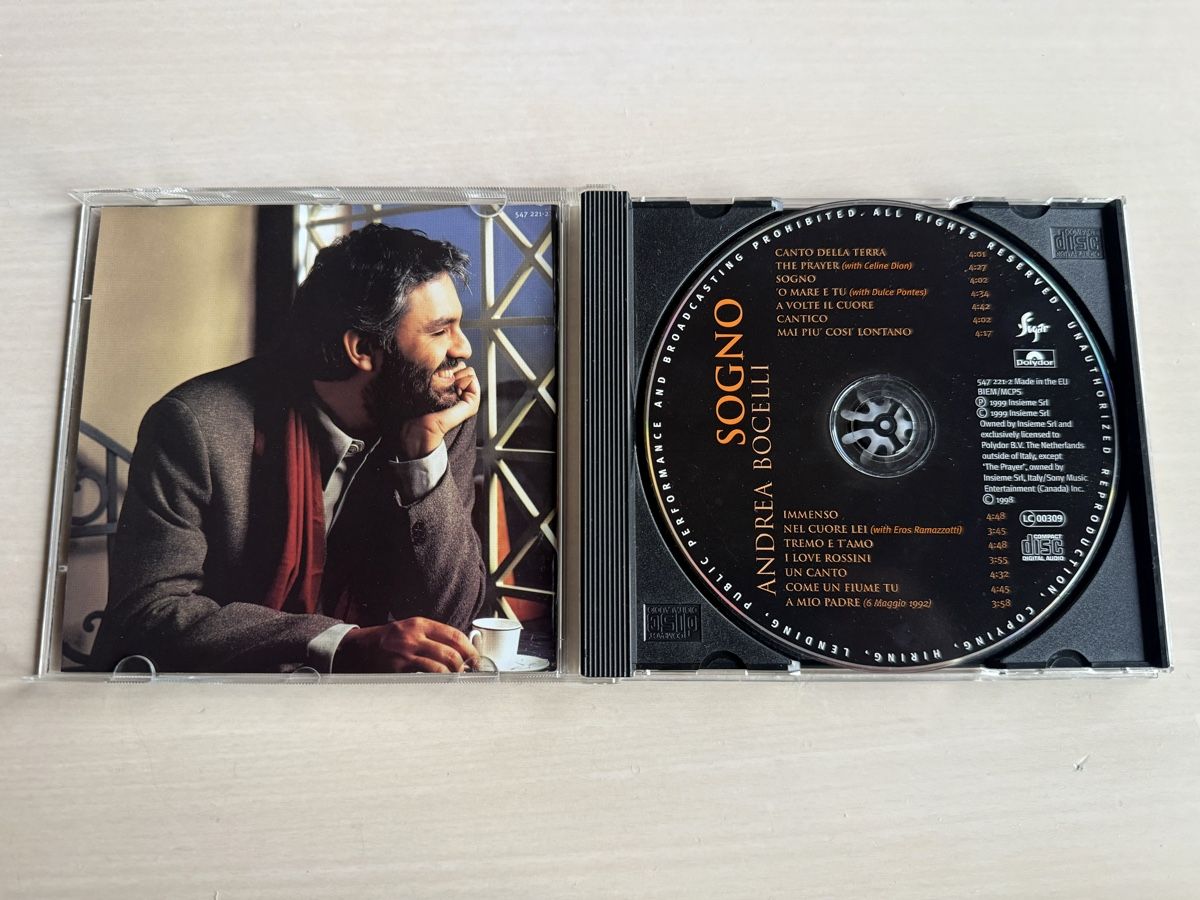 CDs: Andrea Bocelli Sogno CD – Gebraucht aus Oberried Brienz von Chyara 2