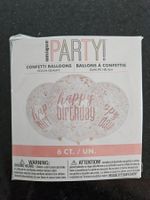 Neu - Party - Ballons Happy Birthday (6Stk.)