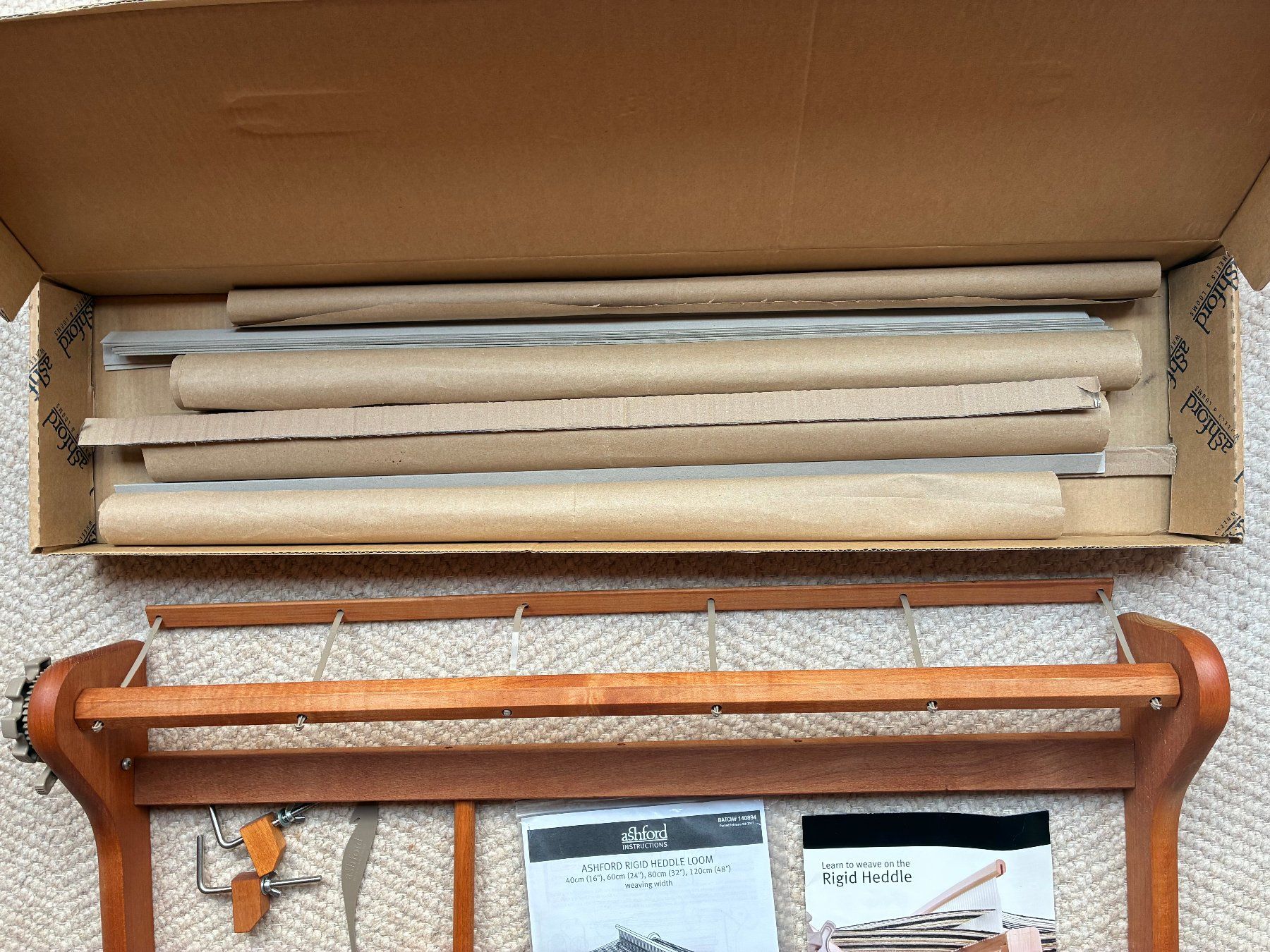 Webrahmen: Ashford Rigid Heddle Loom Webrahmen 80cm – Neu (gemäss Beschreibung) aus Schwanden i. E. von Magnolia88 7