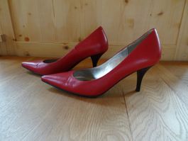 Rote echt Leder Pumps Roberto Santi Gr. 36 - 2602100