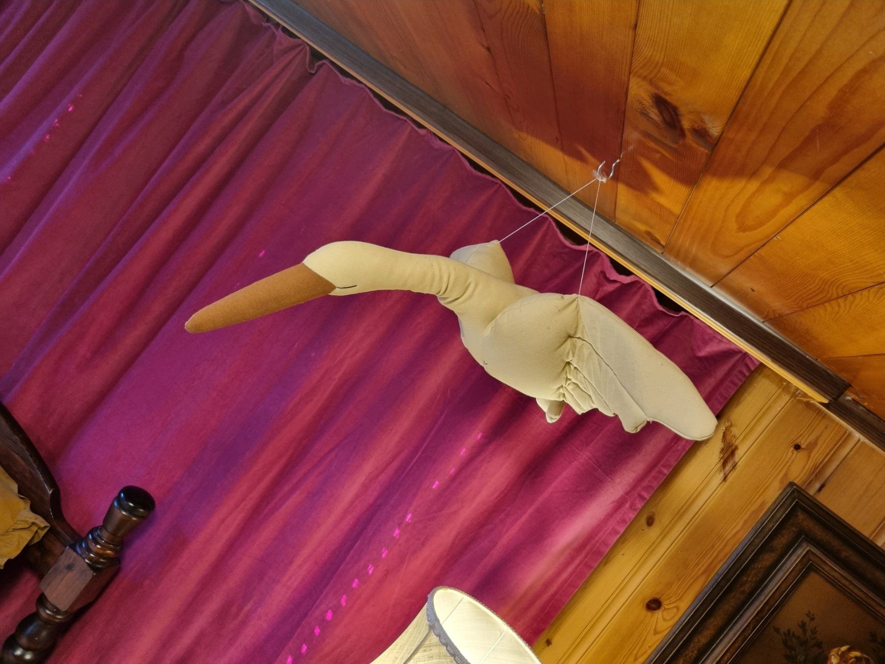 Alle Dekorationen: Grosser Stoff-Storch Hängedeko ca. 60 cm – Gebraucht aus Scharnachtal von devin03 5