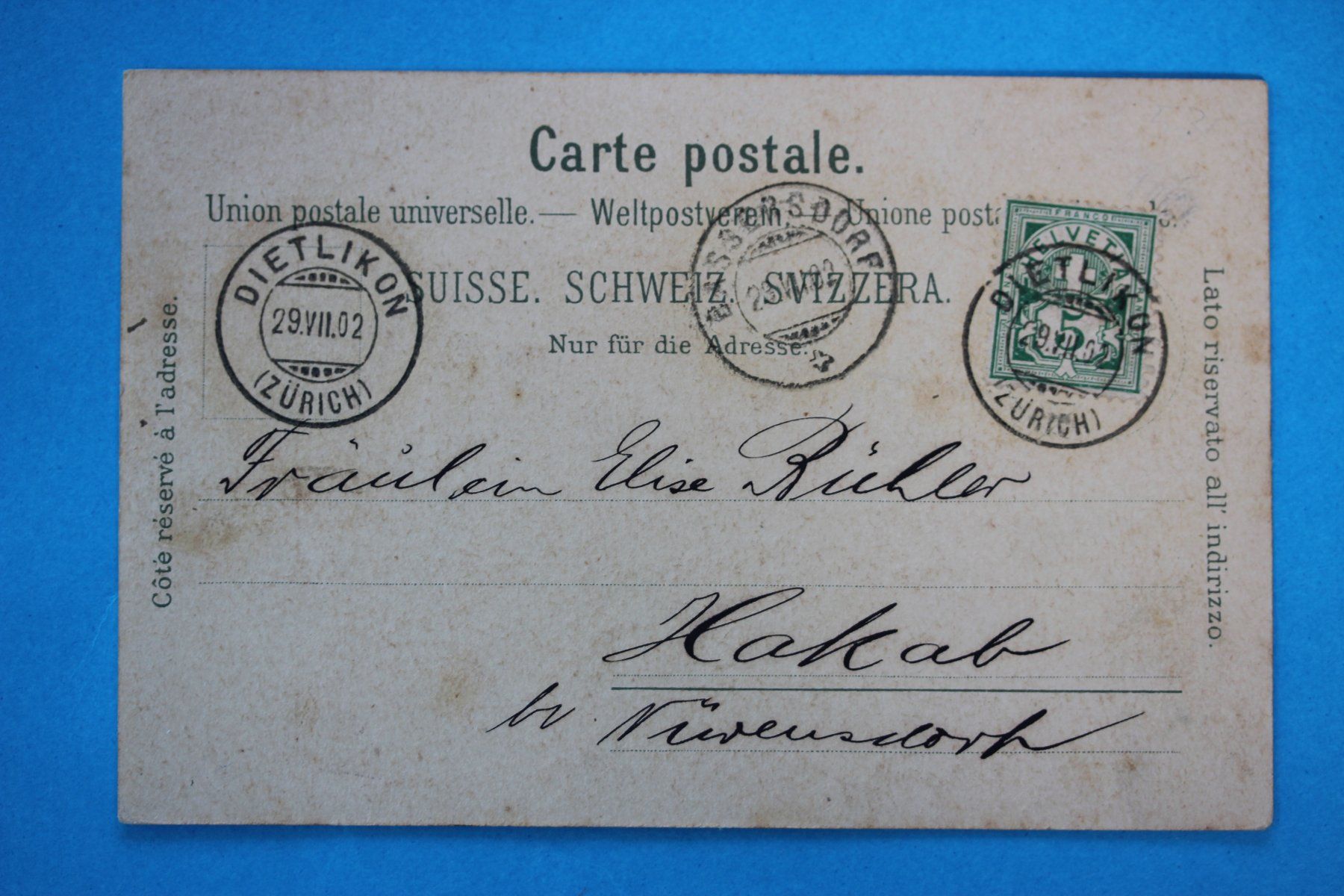 Cartes postales: BRüTTISELLEN LITHO AK – D'occasion à Lotzwil par pirolh 1