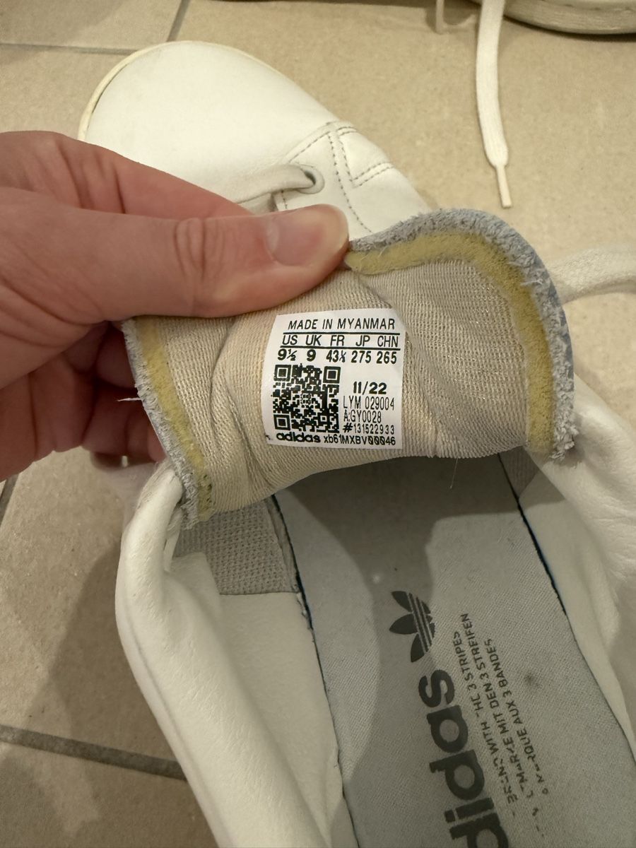 Adidas Scarpe da uomo: Adidas Stan Smith Grau / Silber Sneaker – Usato da Kaltbrunn venduto da IMRLU998 1