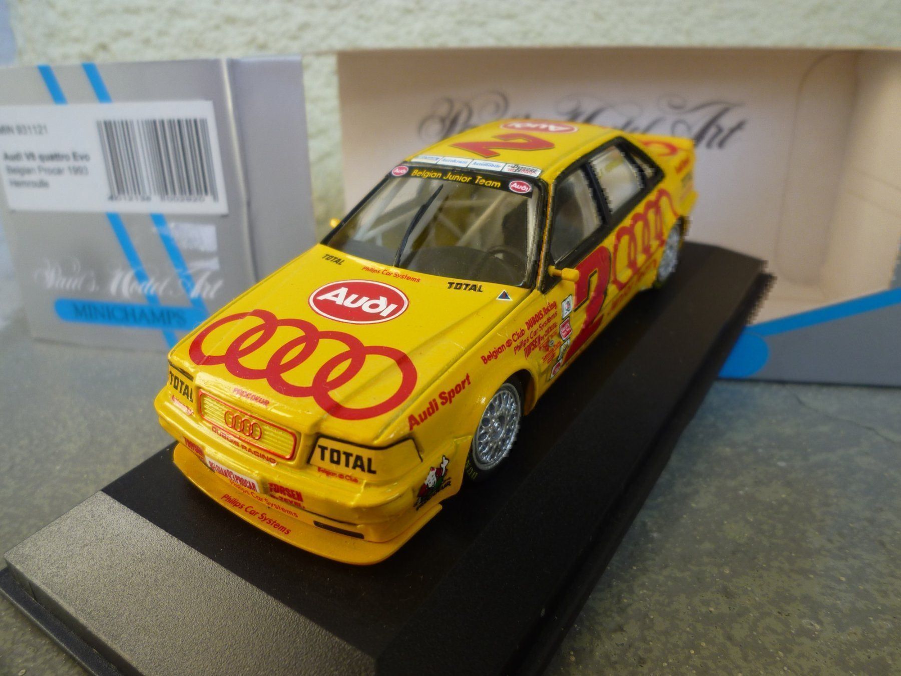 Audi Modellautos: Audi V8 quattro Evo Belgian Procar 1993 – Neu und originalverpackt aus Flawil von Imperiosud 3