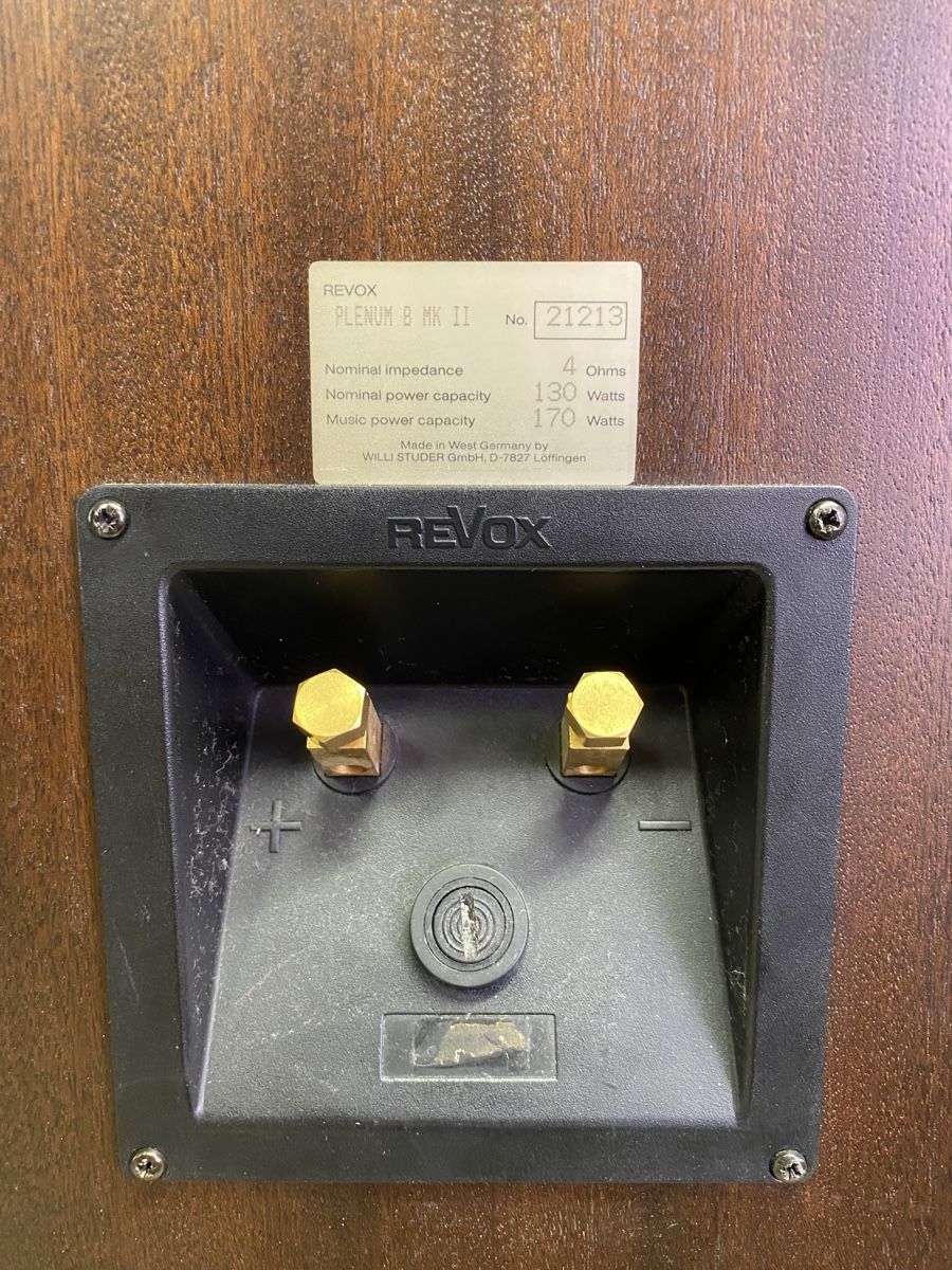 Revox Casse acustiche: Revox PLENUM B MK II Lautsprecher Boxen Paar – Usato da Winterthur venduto da klassikaudio 3