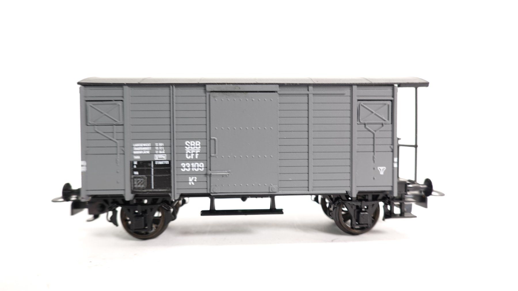 Liliput Modelleisenbahnen: e55 Liliput SBB Güterwagen K2 33109  grau | 1352 – Gebraucht aus Thun von evinka_gmbh 3