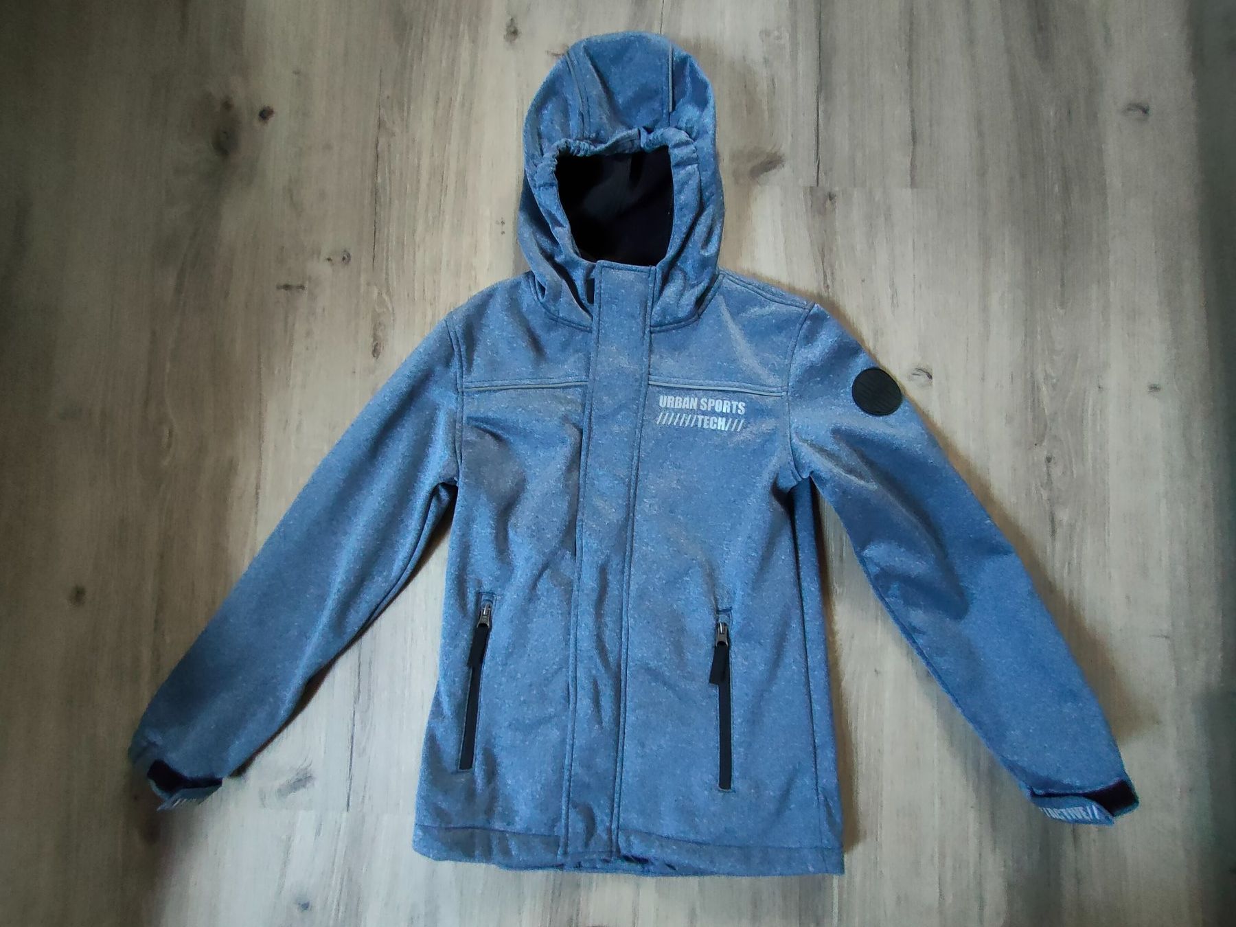 Vestes & Manteaux: Kinder Softshelljacke grau-blau Gr. 152 – D'occasion à Bottenwil par huber_97 1