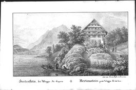 Hertenstein Lithographie von Egli 1837