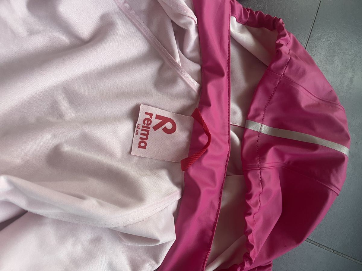 Reima Vestes & Manteaux: Reima Regenjacke, pink,Grösse 128, – D'occasion à Feldbrunnen par cleo09 3