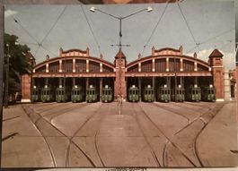Basel, Tramdepot Wiesenpl. BVB 1978   0