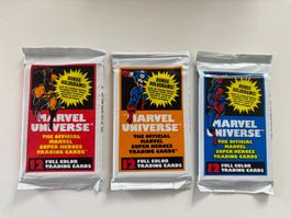 Marvel Universe Series 1 Impel 1990 Booster Art Set