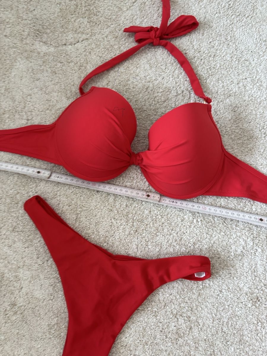 Costumi da bagno & Bikini: Bikini Set rot Neckholder neu Gr. M – Nuovo e nell'imballaggio originale da Basel venduto da DressDrop