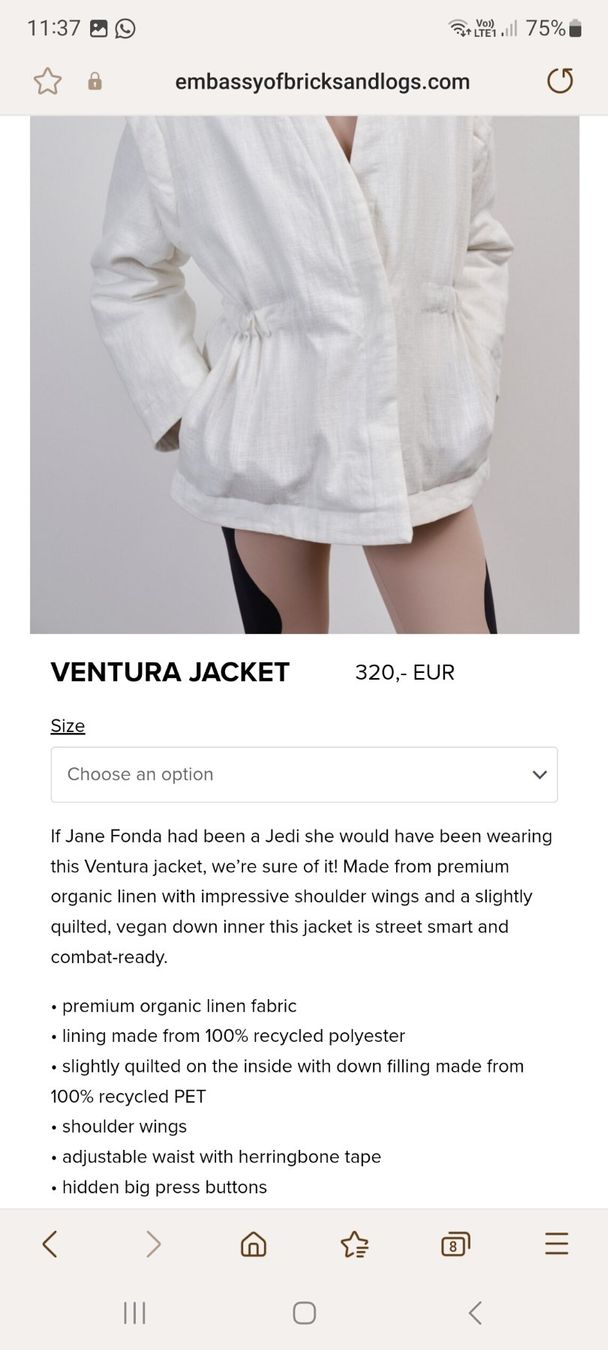 Jacken: Jacke Frühling weiss S/M – Gebraucht aus Bad Zurzach von Mfritzli 4