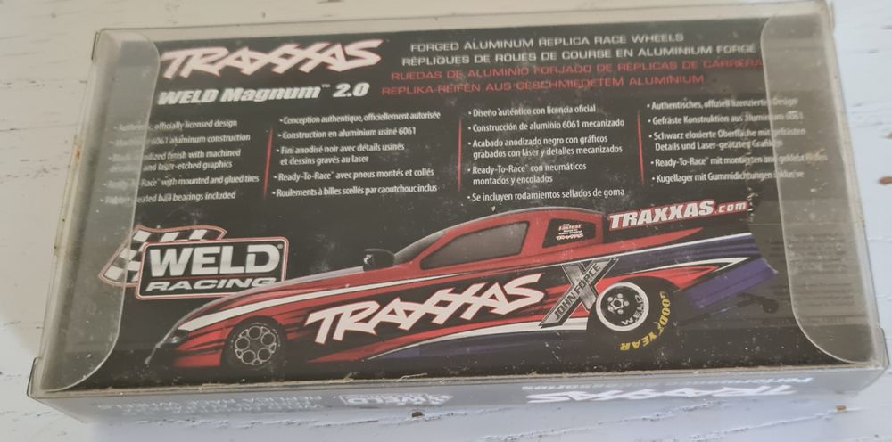 Ruote Traxxas Weld Black Chrome - Posteriori Per Modelli Radiocomandati