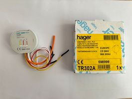 Hager TR302A, Tebis KNX RF Tastereingabe 2-fach, Unterputz