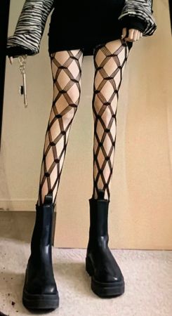 Calzedonia Chic Collant a rete grande-i size-unisex- nuovo