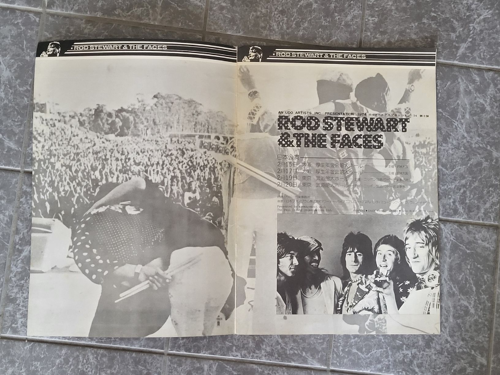 Riviste & Magazine: Rod Stewart & The Faces Japan Tour Programm 1974 – Usato da Allschwil venduto da Uhrenbinz 2